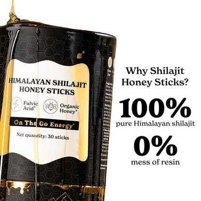 Pure Shilajit Honey Sticks