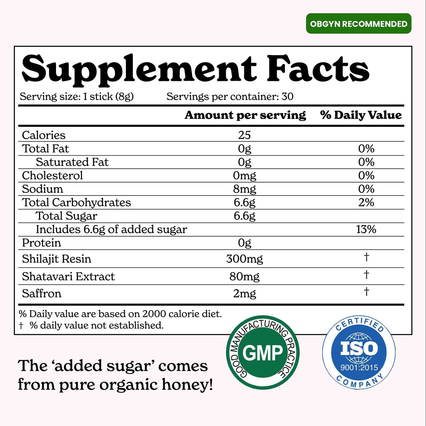 She-Lajit Women’s Vital Honey Sticks