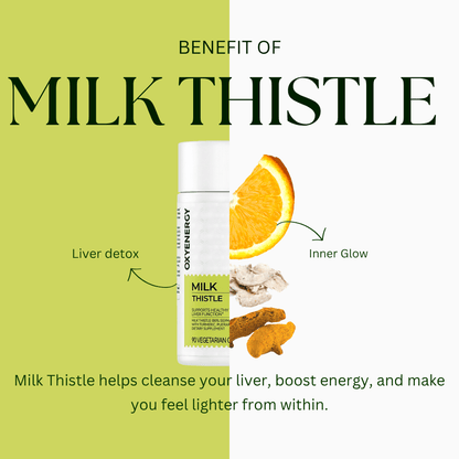 Cleanse Your Liver. Elevate Your Life. With GetNutriBite™ Milk Thistle